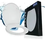 WENKO Premium WC SITZ SAMOS wei&szlig; Absenkautomatik Klo Brillen Toiletten Deckel -