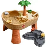 Step2 Dino Dig Sand & Wassertisch mit Dinosaurier & Jungle | Wasserspieltisch...