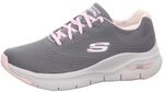 Skechers Damen Sneakers Grau 149057-GYPK Gr&ouml;sse 41