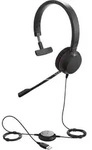 Jabra Evolve 20 MS mono - Headset - On-Ear - konvertierbar - Schwarz