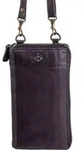 Harbour 2nd Lina Leder Handytasche ash - Schwarz
