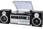 Trevi 0T107200, Trevi Stereo Plattenspielersystem mit Digital DAB / DAB...