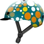 Nutcase Fahrradhelm Street Mips Gloss , Polka Face, S - Gr&uuml;n