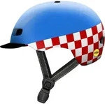 Nutcase Street Mips Helm, Gloss, Check Me M/56-60Cm - Blau