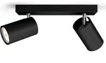 Philips myLiving Kosipo Decken-/Wandspot, 2x, Strahler Oberfl&auml;chenbeleuchtung, GU10,
