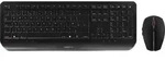 CHERRY GENTIX DESKTOP, Volle Gr&ouml;&szlig;e (100%), Kabellos, RF Wireless, QWERTY, Schwarz,