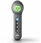 Braun BNT 400 BK, Fernabtastthermometer, Grau, Stirn, Tasten, &deg;C, K&ouml;rpertemperatur,