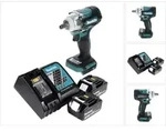 Makita DTW 300 RF Akku Schlagschrauber 18 V 330 Nm 1/2" Brushless + 2x Akku 3,0...