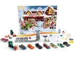 Hot-Wheels-Adventskalender mit &Uuml;berraschungen f&uuml;r 24 Tage, Fahrzeugen und Zubeh&ouml;r