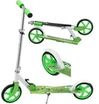 ArtSport Scooter Cityroller Dino - Big Wheel & klappbar - Kinder Roller Gr&uuml;n -...