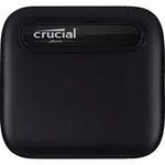 Crucial X6, 2 TB, USB Typ-C, 3.2 Gen 2 (3.1 Gen 2), 540 MB/s, Schwarz