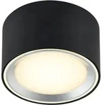Nordlux LED Deckenaufbauspot Fallon in Schwarz 8,5W 500lm 60 mm - Schwarz/Silber