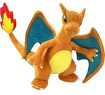 Pok&eacute;mon Pl&uuml;sch-Tier Glurak 28 x 40 cm in Geschenkbox - Gelb