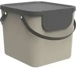 Rotho M&uuml;lltrennsystem 40L Albula - M&uuml;lleimer 40,0 x 35,8 x 34,0 cm - Abfalleimer