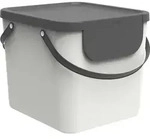 Rotho M&uuml;lltrennsystem 40L Albula - M&uuml;lleimer 40,0 x 35,8 x 34,0 cm - Abfalleimer