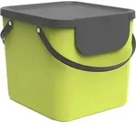 Rotho M&uuml;lltrennsystem 40L Albula - M&uuml;lleimer 40,0 x 35,8 x 34,0 cm - Abfalleimer