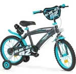 Toimsa 16226, Stadtrad, Kinder, Unisex, Grau, T&uuml;rkis, 40,6 cm (16"), Trommel,