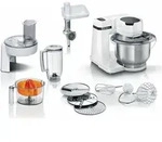 Bosch MUMS2EW40 MUM Serie 2 K&uuml;chenmaschine, 700W, 3,8l, wei&szlig; - Wei&szlig;
