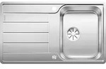 BLANCO CLASSIMO 45 S-IF Edelstahl B&uuml;rstfinish - Silber