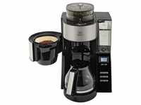 MELITTA 1021-02 Aroma Fresh Kaffeeautomat mit Timer und Mahlwerk schwarz,