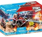 PLAYMOBIL Stuntshow 70554 Stuntshow Feuerwehrkart - Bunt