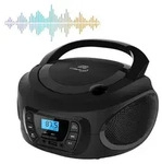Cyberlux Tragbarer CD-Player Kinder Radio CD-Radio Stereoanlage Boombox schwarz...