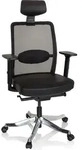 hjh OFFICE Luxus Chefsessel SENATOR PRO Ergonomischer B&uuml;rostuhl mit Armlehnen