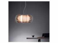 BRILLIANT Lampe Relax Pendelleuchte 40cm bronze/chrom | 2x A60, E27, 30W, g.f.