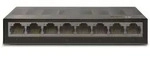 TP-Link LS1008G, Unmanaged, Gigabit Ethernet (10/100/1000), Wandmontage - Schwarz