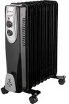 Gutfels &Ouml;lradiator HR 32009 sw | 9 Rippen | 2000 Watt | 3 Heizstufen | schwarz -