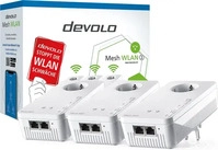 Devolo 8760, Devolo Mesh WLAN 2 Multiroom Kit, 2400 Mbit/s, IEEE 802.3ab, IEEE