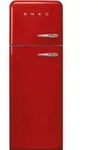 Smeg FAB30LRD5 K&uuml;hl- und Gefrierkombination Freistehend 294 l Rot - Rot