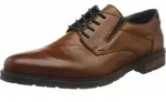 Rieker Herren Echtleder Halbschuh Schn&uuml;rer braun , Herren:43 EU - Braun - 43