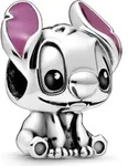 Pandora Disney Charm 798844C01 Disney Lilo And Stitch Silber 925 Schwarz Lila Emaille