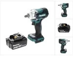 Makita DTW 300 T1 Akku Schlagschrauber 18 V 330 Nm 1/2" Brushless + 1x Akku 5,0...
