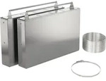 Bosch DSZ1WW1J1, Umluftset, Edelstahl, 4,46 kg, 1 St&uuml;ck(e), 345 mm, 450 mm - Silber