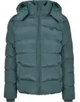 Urban Classics - HOODED PUFFER Winterjacke bottlegreen - XL - Gr&uuml;n - XL