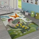 Paco Home Kinderzimmer Kinderteppich f&uuml;r Jungen mit Tier u. Dschungel Motiven