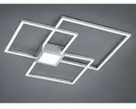 Gro&szlig;e LED Deckenleuchte HYDRA dimmbar & extra flach, Silber 65 x 65cm - Silber