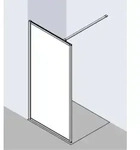 Kermi XDWW4090203PK Walk-In Dark Edition WW4 0900x - Schwarz