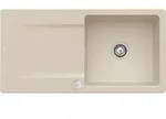 Villeroy & Boch Keramiksp&uuml;le 333602AM, Siluet 60 Einbausp&uuml;le - inkl. - Beige