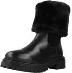 GEOX Stiefel IRIDEA, Glattleder, Schwarz, Damen - Schwarz - 36