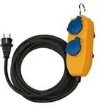 Brennenstuhl 1151740010, 10 m, Drau&szlig;en, IP54, Blau, Orange, 4 AC-Ausg&auml;nge, Schwarz