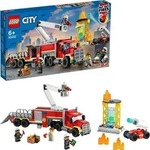 LEGO 60282 City Mobile Feuerwehreinsatzzentrale mit Spielzeug-Feuerwehrauto - Silber