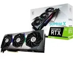 MSI GeForce RTX 3090 SUPRIM X 24G - Grafikkarten - Grau/Silber