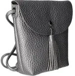 Handtasche mit &Uuml;berschlag 000415 - Silber