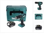Makita DHP 483 G1J Akku Schlagbohrschrauber 18 V 40 Nm + 1x Akku 6,0 Ah +...
