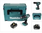 Makita DHP 483 T1J Akku Schlagbohrschrauber 18 V 40 Nm + 1x Akku 5,0 Ah +...