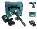 Makita DDF 458 RG1J Akku Bohrschrauber 18 V 91 Nm + 1x Akku 6,0 Ah + Ladeger&auml;t...