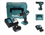 Makita DHP 483 RG1J Akku Schlagbohrschrauber 18 V 40 Nm + 1x Akku 6,0 Ah +...